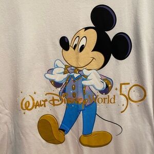 Disney 50th Anniversary Mickey Mouse T-Shirt- Size Medium, Like New!